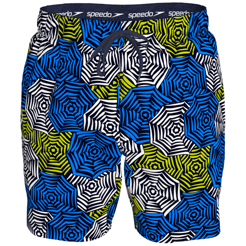 Speedo Print Redondo Edge Volley 17" Boardshorts for Men Turkish Sea Large